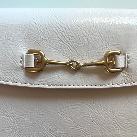 SAM EDELMAN NWOT Patent Leather Textured, Loraine Mini Box Crossbody, Blush - Picture 11 of 12